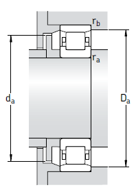 Однорядные цилиндрические роликоподшипники