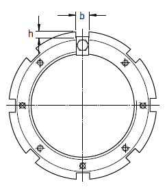 Стопорные гайки со стопорным бугелем типа HM(E) (Tr 220x4 - Tr 950x8)